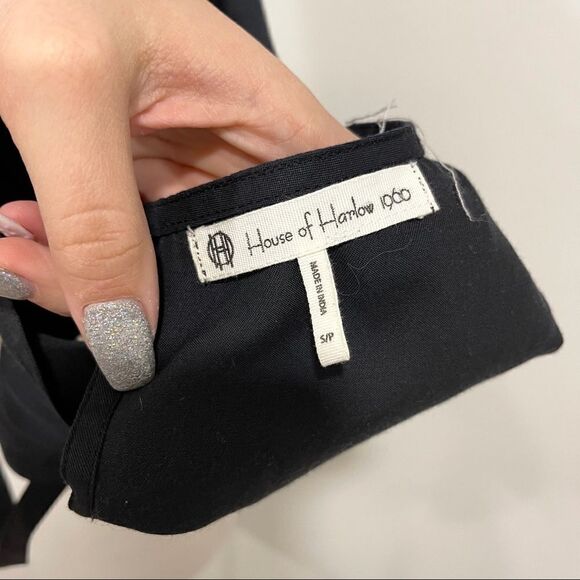 House of Harlow Small Black Sleeveless Tank Top S - Picture 6 of 7